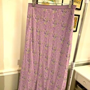 vintage lavender maxi skirt